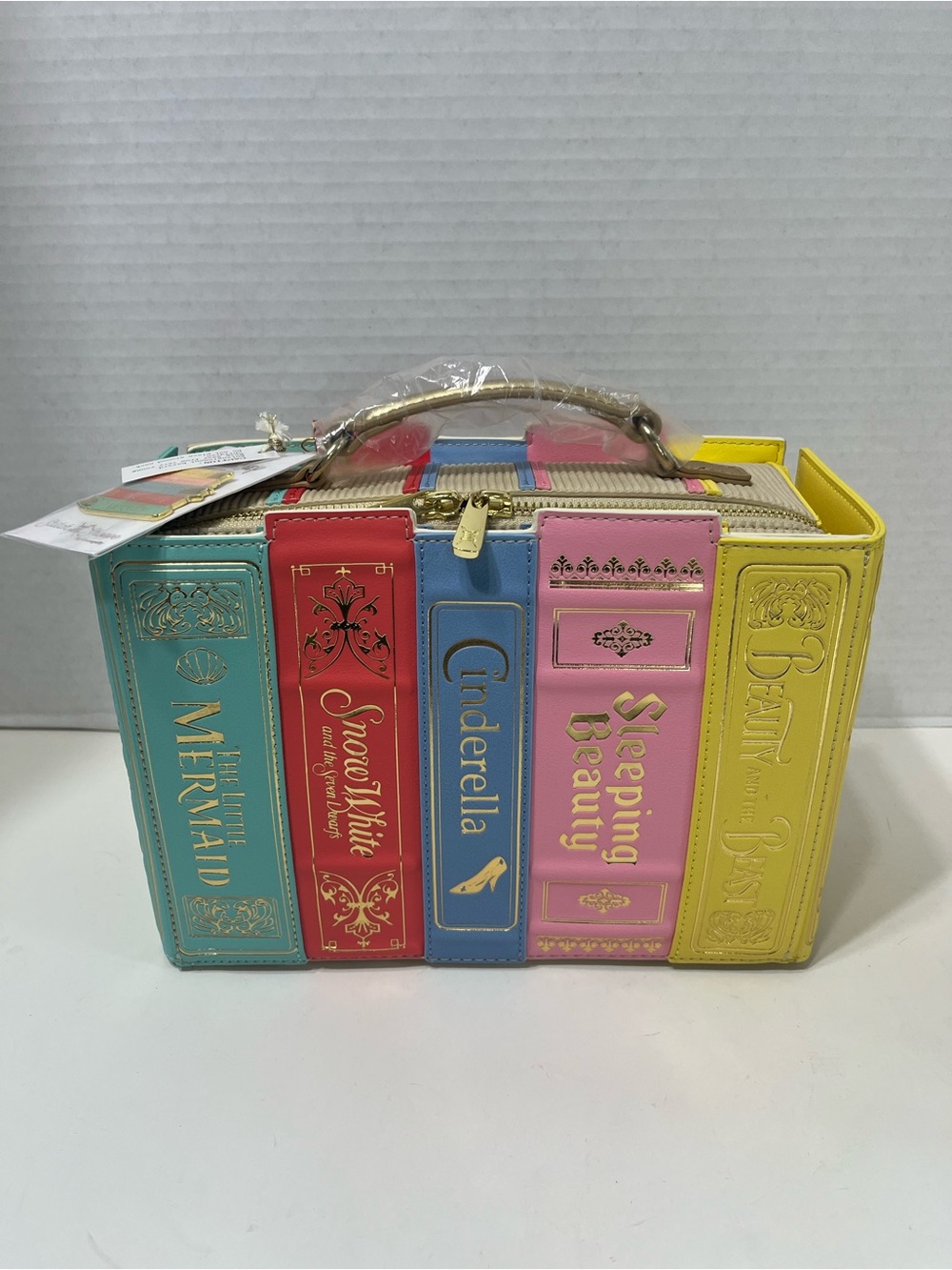 LOUNGEFLY Disney stitch shoppe princess books volume 1 RARE NWT - Picture 3 of 17